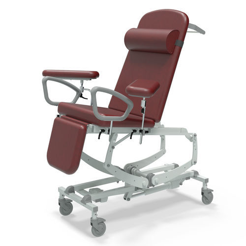 Sillón para extracción de sangre eléctrico - CLINNOVA Phlebotomy Pro - SEERS Medical - 3 secciones / con reposapiés / con ruedas