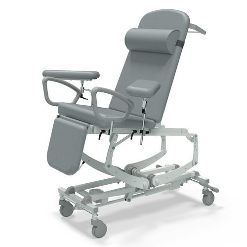 Sillón para extracción de sangre eléctrico - NV9696P-CLS-DSP-DG - SEERS Medical - 3 secciones / con reposapiés / con ruedas