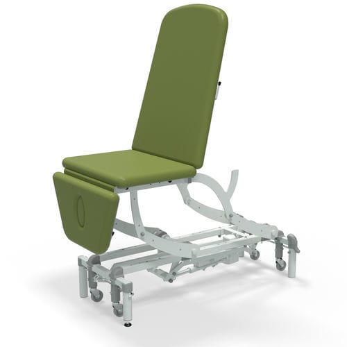 Mesa de reconocimiento de fisioterapia - CLINNOVA - SEERS Medical - eléctrica / de altura variable / con respaldo regulable