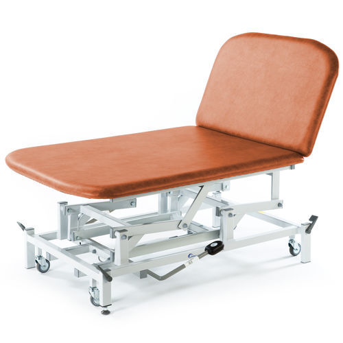 Mesa Bobath hidráulica -  ST4552 - SEERS Medical - con ruedas / con altura regulable / de 2 secciones