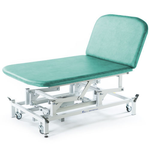 Mesa Bobath eléctrica - ST4562-CA - SEERS Medical - con ruedas / con altura regulable / de 2 secciones