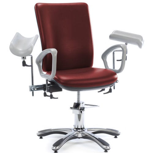 Sillón para extracción de sangre hidráulico -  MC6154 - SEERS Medical - de 2 secciones / de altura variable