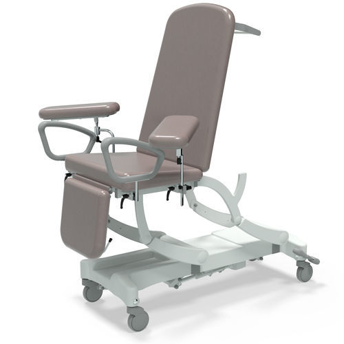 Sillón para extracción de sangre eléctrico - NV9676P-PRM-2WF-LO - SEERS Medical - 3 secciones / con reposapiés / con ruedas