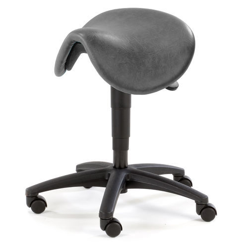 Taburete para consulta médica - ST6144 - SEERS Medical - de altura variable / con ruedas / con forma de silla de montar