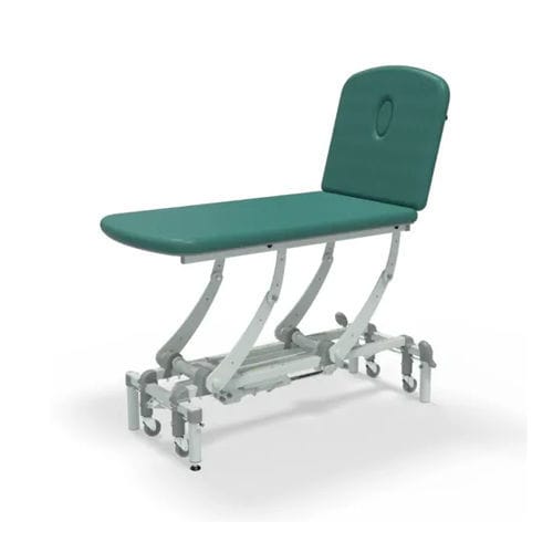 Mesa de reconocimiento de fisioterapia - NV2567-CLS-1WH - SEERS Medical - eléctrica / de altura variable / con respaldo regulable