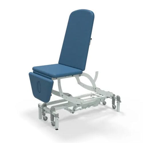 Mesa de reconocimiento de fisioterapia - NV3566-CLS-1WH - SEERS Medical - eléctrica / de altura variable / con respaldo regulable