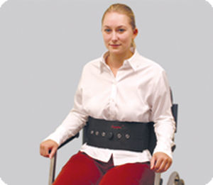 Correa de sujeción para silla de ruedas - 6216  - SEGUFIX-Bandagen Das Humane System - abdominal / acolchada