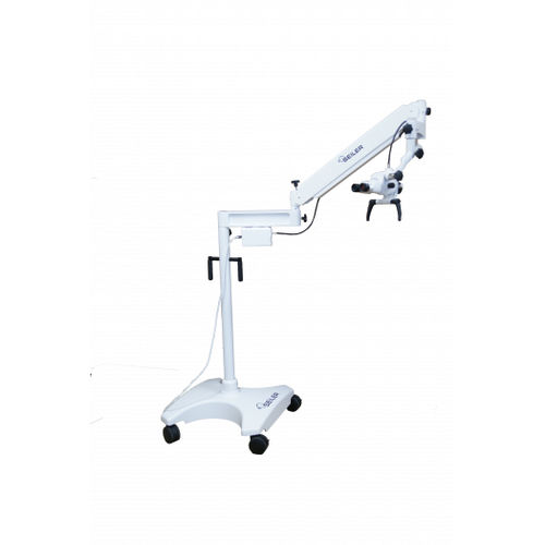 Microscopio de diagnóstico de ORL - ALPHA SLIM 3  - Seiler Medical - con ruedas