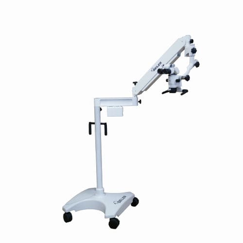 Microscopio quirúrgico para odontología - ALPHA SLIM 6  - Seiler Medical - de pared / con ruedas