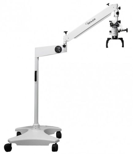 Microscopio quirúrgico para odontología - ALPHA AIR 6 - Seiler Medical - de pared / de techo / de suelo