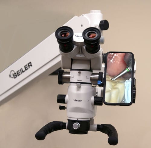 Adaptador para smartphone para microscopio quirúrgico - Z-SPA - Seiler Medical