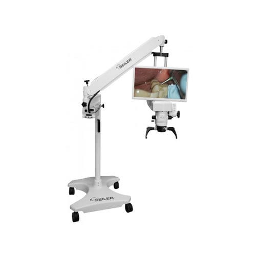 Microscopio quirúrgico para odontología - promisevision 3D™ - Seiler Medical - de techo / de pared / de suelo