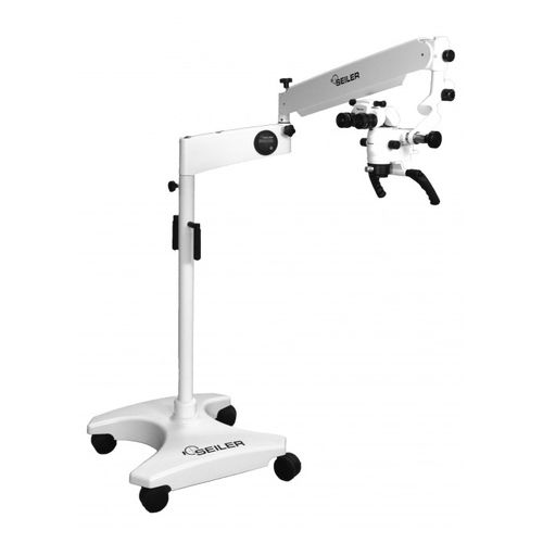 Microscopio quirúrgico para odontología - ALPHA AIR 3  - Seiler Medical - de pared / con ruedas