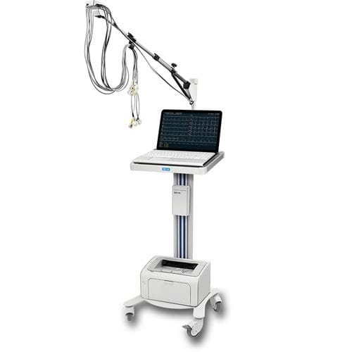 Equipo para pruebas de esfuerzo cardíaco - SEIVA CardioWriter Ergolog - Seiva - con bicicleta de ejercicios