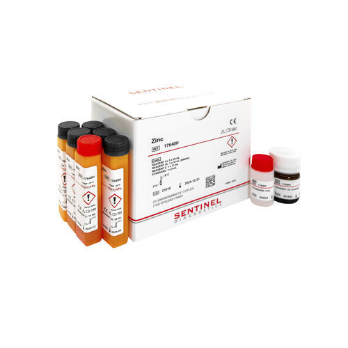 Kit de reactivos de zinc - 17640H - SENTINEL DIAGNOSTICS - de suero / plasma / de diagnóstico