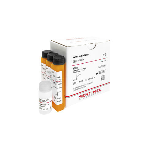 Kit de reactivos de amoníaco - 17660 - SENTINEL DIAGNOSTICS - plasma / de química clínica / de diagnóstico