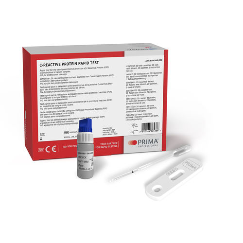 Prueba rápida para enfermermedades infecciosas - 800034IP-20P - SENTINEL DIAGNOSTICS - de proteína C reactiva (PCR) / de sangre / inmunocromatográfica