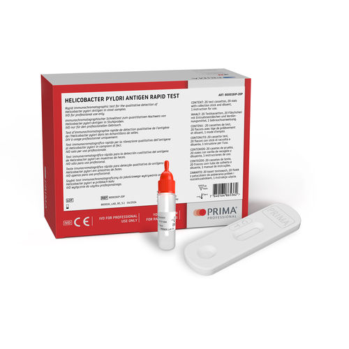 Prueba rápida de enfermedades gastrointestinales - 800016IP-20P - SENTINEL DIAGNOSTICS - para antígenos / Helicobacter pylori / de heces