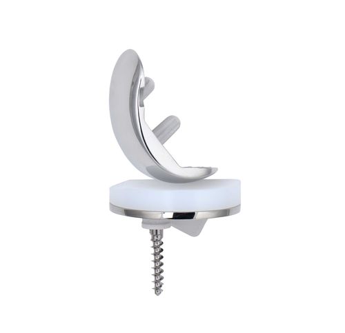Prótesis de rodilla unicompartimental - UNI KROMA ® - SERF - de platillo fijo / izquierda / derecha