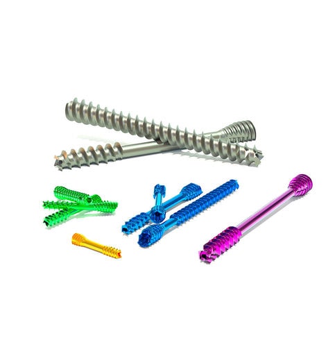 Tornillo de compresión ósea para antepié - F.A.S.T.®  - SERF - para retropié / canulado / sin cabeza