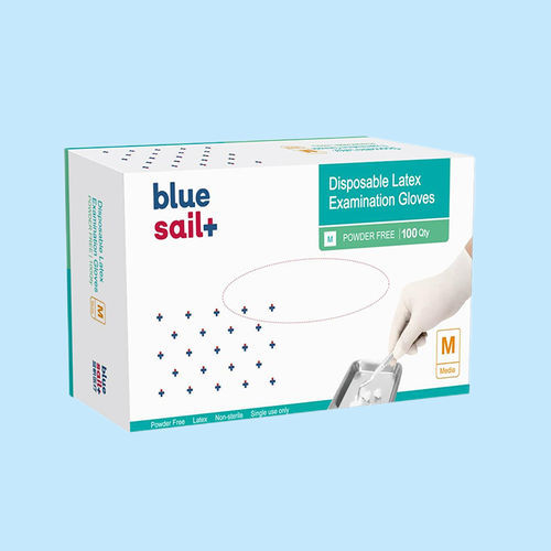 Guante de látex - Bluesail Surgical - de reconocimiento / EN 455 / EN 374