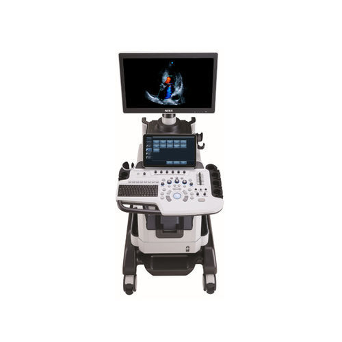 Ecógrafo con soporte - Apogee 5800 Genius - SIUI - para ecografía polivalente / blanco y negro / doppler-color