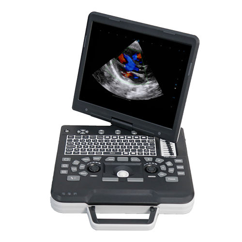 Ecógrafo portátil - Apogee 1000 Pro - SIUI - para ecografía polivalente / para ecografía cardiovascular / blanco y negro