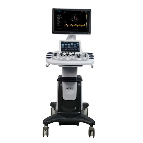 Ecógrafo con soporte, compacto - Apogee 3500 Elite - SIUI - para ecografía polivalente / doppler-color / 3D/4D