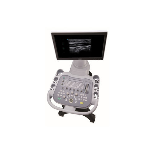 Ecógrafo con soporte - Apogee 3300V Neo - SIUI - para ecografía polivalente / para ecografía transrectal / blanco y negro