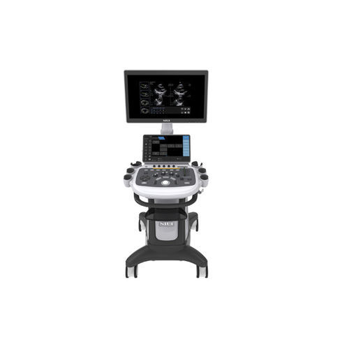 Ecógrafo con soporte - Apogee 5500 Pro - SIUI - para ecografía polivalente / blanco y negro / doppler-color