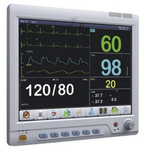 Monitor multiparamétrico compacto - 900E - Nanjing Chenwei Medical Equipment Co.,Ltd - ECG / RESP / etCO2