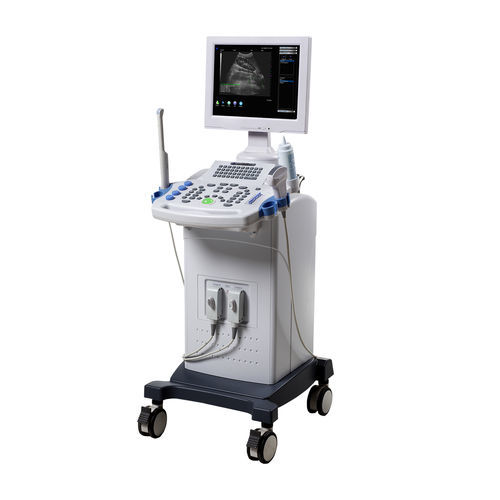 Ecógrafo con soporte - WED-660 - Shenzhen Well.D Medical Electronics - para ecografía polivalente / blanco y negro / convexo