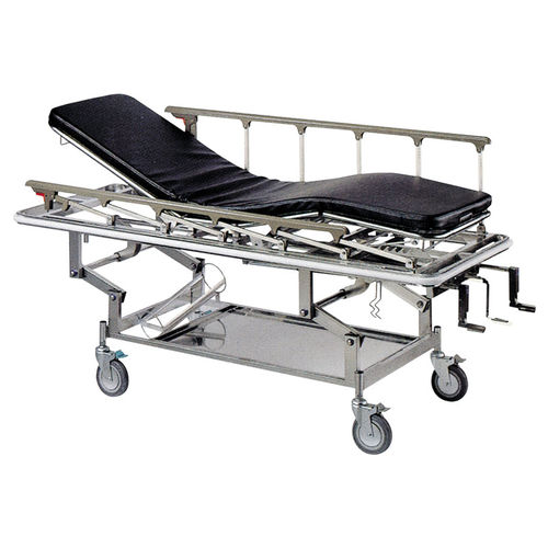 Carro camilla de emergencia - BT-300 - Sigma-Care Development  - manual / con respaldo regulable / 4 secciones
