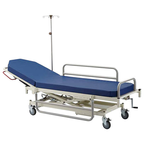 Carro camilla de emergencia - BT-600 - Sigma-Care Development  - manual / de altura variable / con respaldo regulable