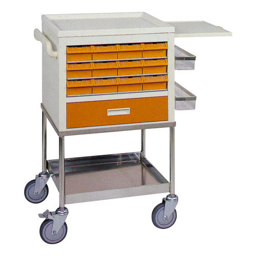 Carro médico - CE-011 - Sigma-Care Development  - de uso general / para cuidados / con cajón
