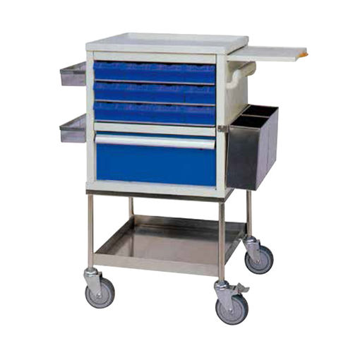 Carro médico - CE-014 - Sigma-Care Development  - de uso general / para cuidados / con cajón