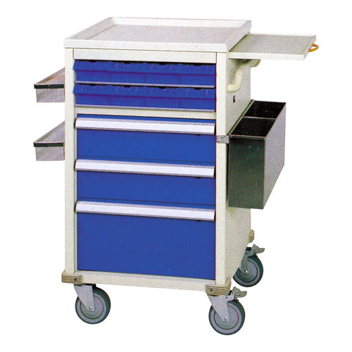 Carro médico - CE-018 - Sigma-Care Development  - de uso general / para cuidados / con cajón