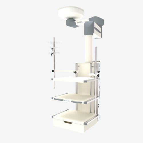 Columna de suministro de techo - Sim.CARRY series - SIMEON Medical - de anestesia / con estantes
