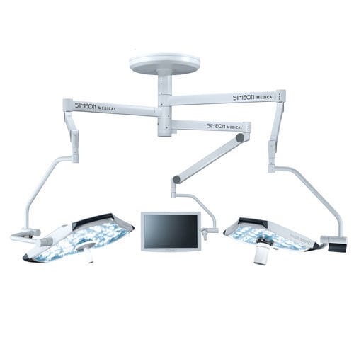 Lámpara cialítica de techo - Sim.LED 5000 MC - SIMEON Medical - LED / 2 brazos