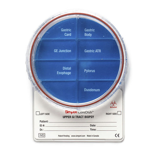 Recipiente para muestras de poliestireno - M970 - M971 CoreDish® GI  - Simport Scientific - para almacenamiento / para urología / de biopsia histológica