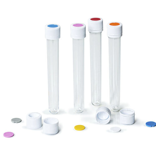 Tubo de muestras cilíndrico - T417 series - Simport Scientific - de poliestireno / de cultivo celular / estéril