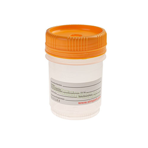 Recipiente para muestras para transporte - C566 SpecTainer™ - Simport Scientific - de orina / biológico / de polipropileno