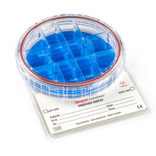 Recipiente para muestras de poliestireno - M970 - M971 - CoreDish®  - Simport Scientific - para almacenamiento / para urología / de biopsia prostática