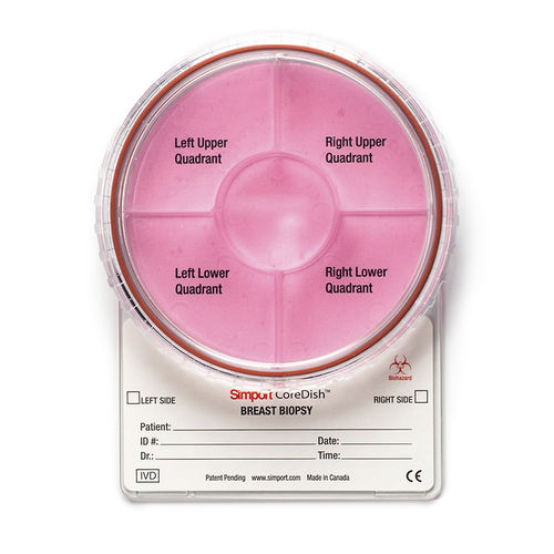 Recipiente para muestras de biopsia mamaria - M970 - M971 - CoreDish® - Simport Scientific - para urología / para transporte / de poliestireno