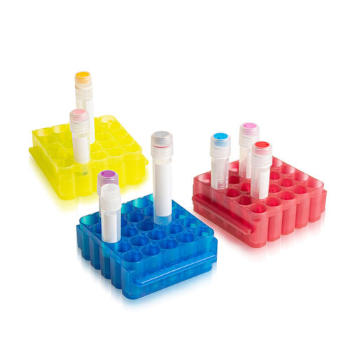 Soporte de laboratorio para tubos - S500-25 - UNIRACK™ JUNIOR - Simport Scientific - de poliestireno