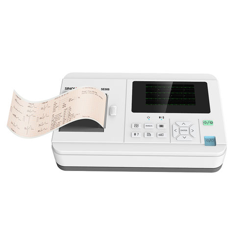 Electrocardiógrafo para diagnóstico en reposo - SE508  - Sino-Hero - 3 canales / digital / con impresora