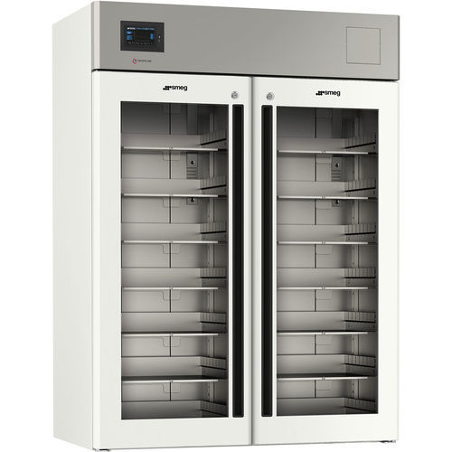Refrigerador de banco de sangre - FE140G2EVO - SMEG Instruments - armario / con 2 puertas / con puerta de cristal