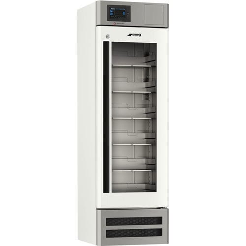 Refrigerador de banco de sangre - FE30G1EVO - SMEG Instruments - armario / con 1 puerta / con puerta de cristal