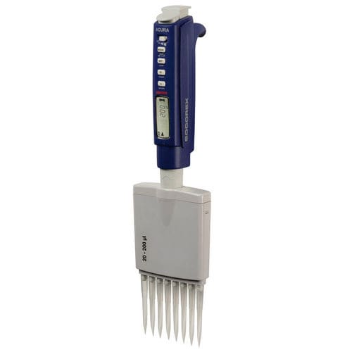 Micropipeta electrónica - Acura® 956 - Socorex Isba - volumétrica / de multicanal / de volumen regulable