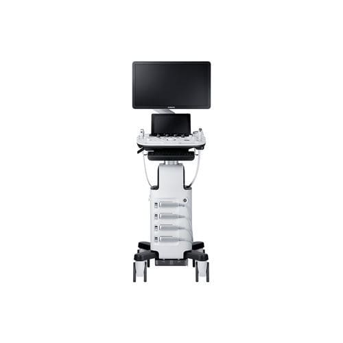 Ecógrafo con soporte - HS40 - Samsung Healthcare Germany - para ecografía polivalente / para ecografía ginecológica y obstétrica / para ecografía cardiovascular